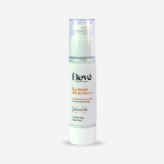 Eleve Sunshield SPF 50 PA ++++ gel sunscreen